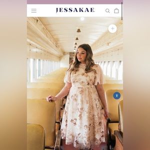 Jessakae Floral Sequenced Dress